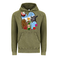 Argentina Hearts Vintage Hoodie | Teevron