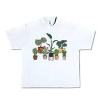 White just one more plant Urban Heavy Tee - MaliasSmallBusiness