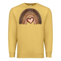 Antique Gold melanin rainbow Premium Sweatshirt - OliviaCreatesArt