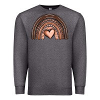 Charcoal Heather melanin rainbow Premium Sweatshirt - OliviaCreatesArt