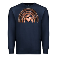 Navy melanin rainbow Premium Sweatshirt - OliviaCreatesArt