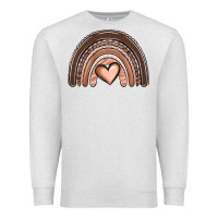 Oatmeal Heather melanin rainbow Premium Sweatshirt - OliviaCreatesArt