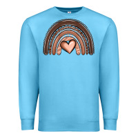 Ocean Blue melanin rainbow Premium Sweatshirt - OliviaCreatesArt