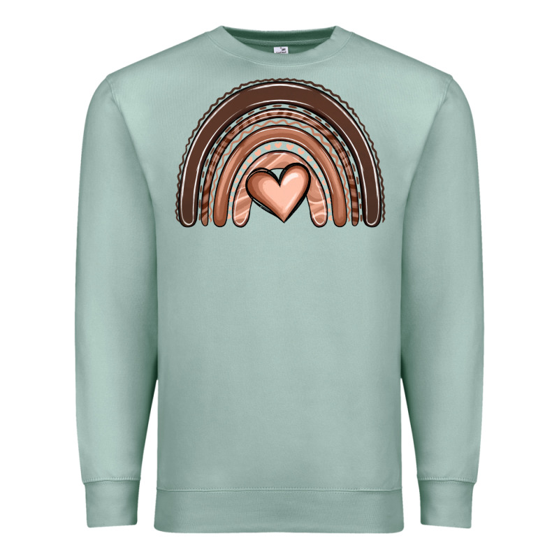 Melanin Rainbow Premium Sweatshirt by OliviaCreatesArt | Teevron