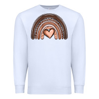White melanin rainbow Premium Sweatshirt - OliviaCreatesArt