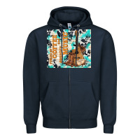 Navy fueled by coffee and country music Zipper Hoodie - TumblerDesignByShophia