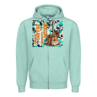 Seafoam fueled by coffee and country music Zipper Hoodie - TumblerDesignByShophia