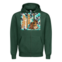 Sports Green fueled by coffee and country music Zipper Hoodie - TumblerDesignByShophia