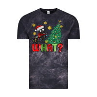 Cloud Black christmas  cat  what Vintage Tee - MaliasSmallBusiness