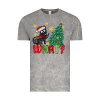 Cloud Rock christmas  cat  what Vintage Tee - MaliasSmallBusiness