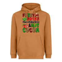 Meerkat fuzzy socks flannel blankets and hot cocoa Heavyweight Hoodie - OliviaCreatesArt