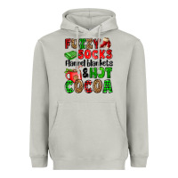 Moon Dust fuzzy socks flannel blankets and hot cocoa Heavyweight Hoodie - OliviaCreatesArt