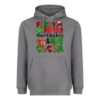 Storm fuzzy socks flannel blankets and hot cocoa Heavyweight Hoodie - OliviaCreatesArt