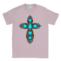 Lilac gemstone leopard cross Classic Tee - JahusDesignShop