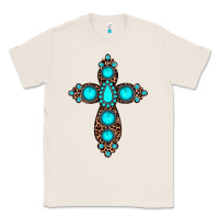 Natural gemstone leopard cross Classic Tee - JahusDesignShop