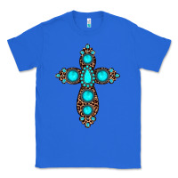 True Royal gemstone leopard cross Classic Tee - JahusDesignShop