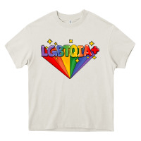 Cream lgbtqıa  pride week Heavy Core Tee - AdoDesignShop
