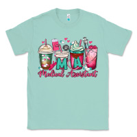 Seafoam ma medical assistant coffee cups Classic Tee - MaliasSmallBusiness