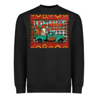 Black merry christmas farm truck tumbler Heavyweight Sweatshirt - Jasminsmagicworld