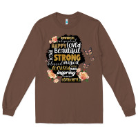 Chestnut black woman silhouette Long Sleeve Tee - Artiststas