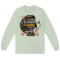 Matcha black woman silhouette Long Sleeve Tee - Artiststas