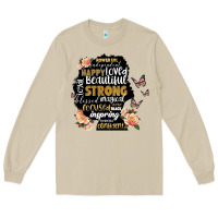 Mushroom black woman silhouette Long Sleeve Tee - Artiststas
