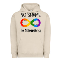 Pigment French Oak no Shame Stimming Urban Hoodie - CowhideDigitalArt