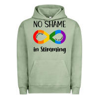 Pigment Oil Green no Shame Stimming Urban Hoodie - CowhideDigitalArt