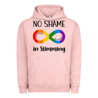 Pigment Salmon no Shame Stimming Urban Hoodie - CowhideDigitalArt