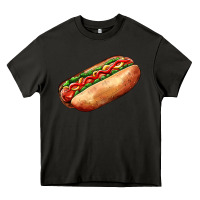 American Hot Dog Heavy Core Tee | Teevron