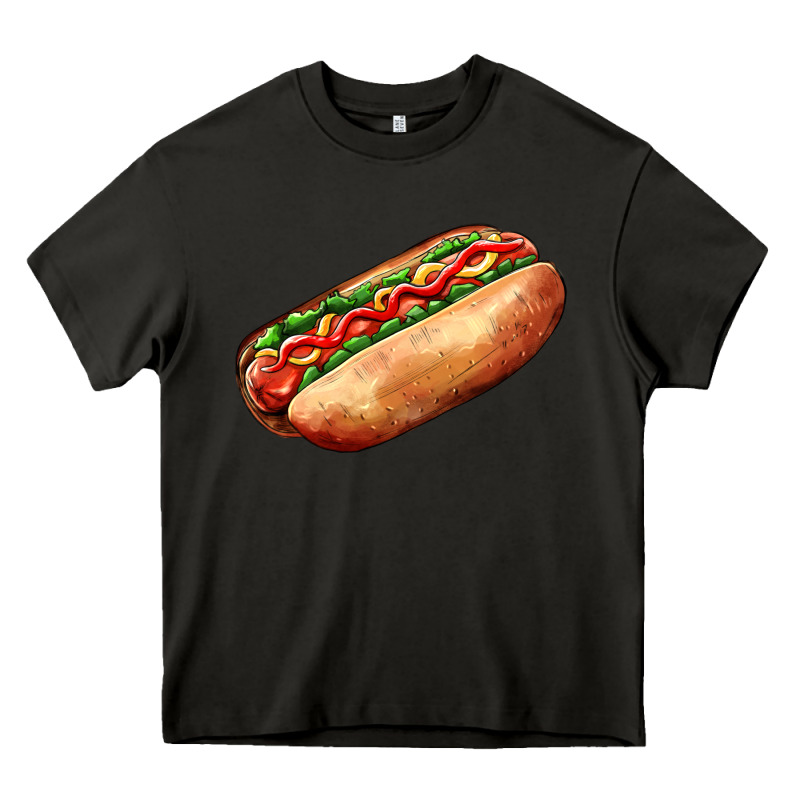 American Hot Dog Heavy Core Tee by AdoDesignShop | Teevron