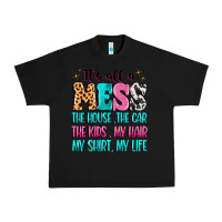 Black It's all a mess the house the car Urban Heavy Tee - MaliasSmallBusiness