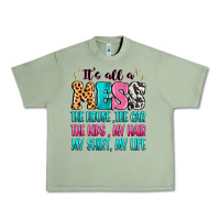 Oil Green It's all a mess the house the car Urban Heavy Tee - MaliasSmallBusiness