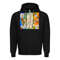Black proud with daisies Zipper Hoodie - TumblerDesignByShophia