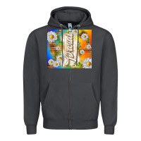 Smoke proud with daisies Zipper Hoodie - TumblerDesignByShophia
