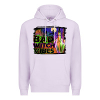 Lilac bad witch vibes Premium Hoodie - JahusDesignShop