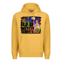 Mustard bad witch vibes Premium Hoodie - JahusDesignShop