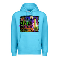 Ocean Blue bad witch vibes Premium Hoodie - JahusDesignShop
