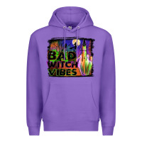 Purple bad witch vibes Premium Hoodie - JahusDesignShop