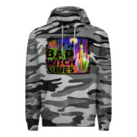 Slate Camo bad witch vibes Premium Hoodie - JahusDesignShop