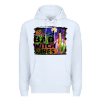 White bad witch vibes Premium Hoodie - JahusDesignShop