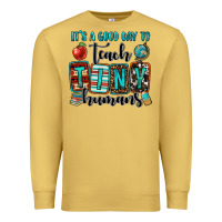 Antique Gold it's a good day to teach tiny humans Premium Sweatshirt - OliviaCreatesArt
