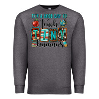 Charcoal Heather it's a good day to teach tiny humans Premium Sweatshirt - OliviaCreatesArt