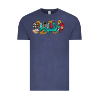 Vintage Denim graduation squad Vintage Tee - NancyCooperArtShop