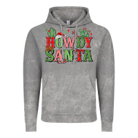 Cloud Rock howdy santa Vintage Hoodie - MaliasSmallBusiness