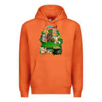 Carrot St. Patrick's Day animal truck Premium Hoodie - CowGirlArtShop