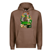 Chestnut St. Patrick's Day animal truck Premium Hoodie - CowGirlArtShop