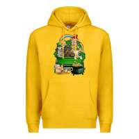 Lemon St. Patrick's Day animal truck Premium Hoodie - CowGirlArtShop