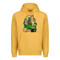 Mustard St. Patrick's Day animal truck Premium Hoodie - CowGirlArtShop