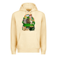 Pina Colada St. Patrick's Day animal truck Premium Hoodie - CowGirlArtShop